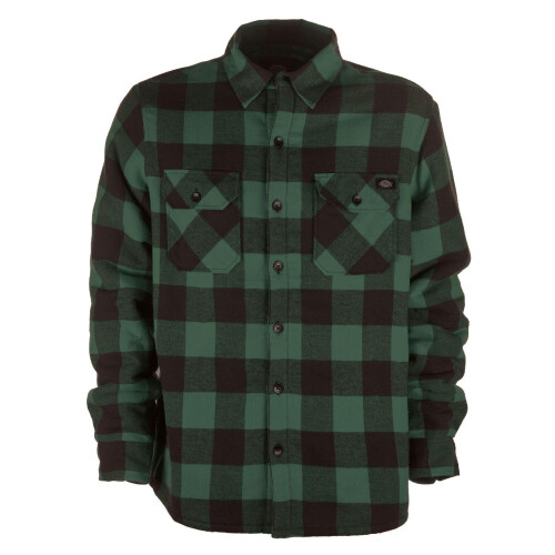 "Lansdale" Flanellhemd Sherpa Lined Pine Green