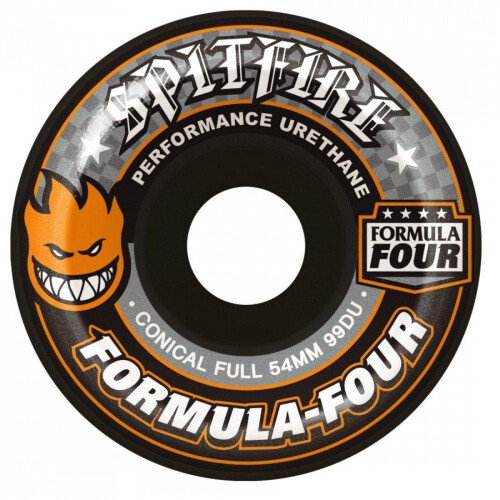 "Formula Four" Conical Full 99A Black/Orange 54mm