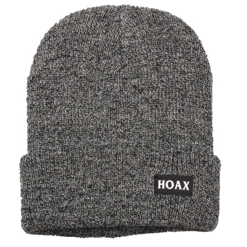 "Hoax Logo" Heritage Beanie Black Grey