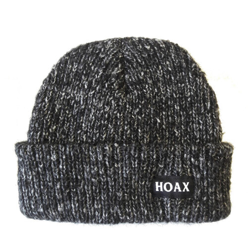 "Hoax Logo" Glencoe Beanie Black Flek
