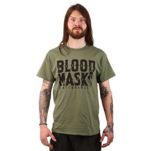 "Stack" T-Shirt Army Green M