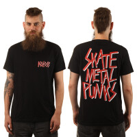 "SkateMetalPunks II" T-Shirt Black M