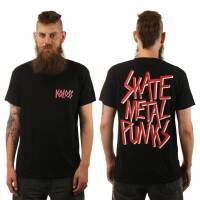 "SkateMetalPunks II" T-Shirt Black L
