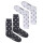 "Houses" Socks Double Pack Grey / White 38-41