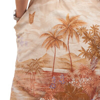 "Palm" Skirt Beige