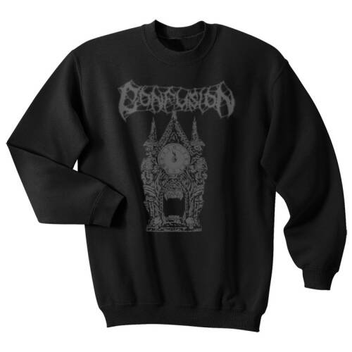 "Clocktower" Crewneck Sweater Black XL