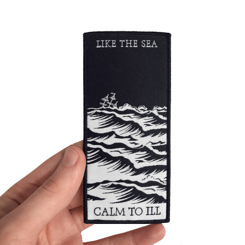 "Like the Sea" gewebter Patch