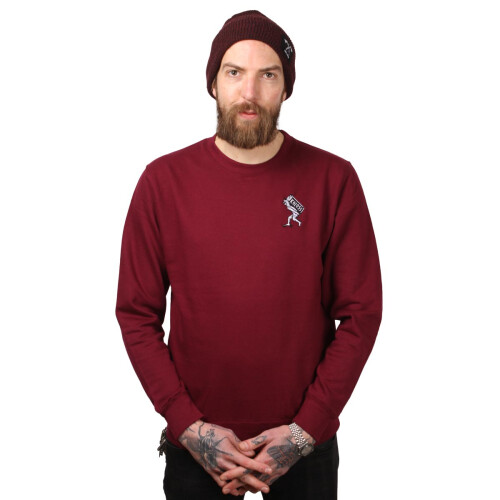 "Bierteufel" Sweater Burgundy XL
