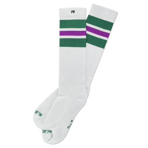"The Green Purples On White Hi" Socken