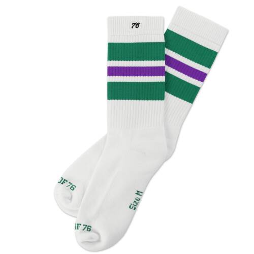 "The Green Purples On White Lo" Socken