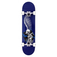 "Full Skull" Complete Skateboard Blue 7,5