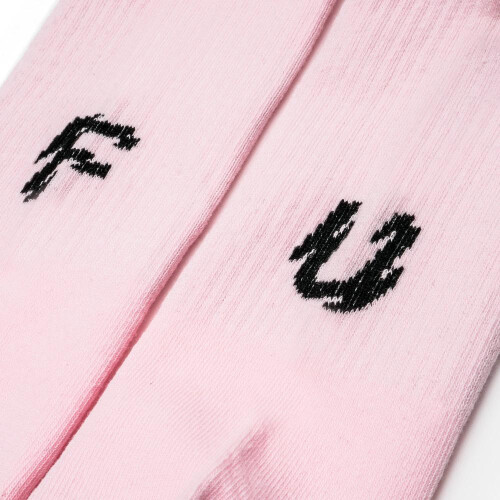 "FU" Socks Light Pink