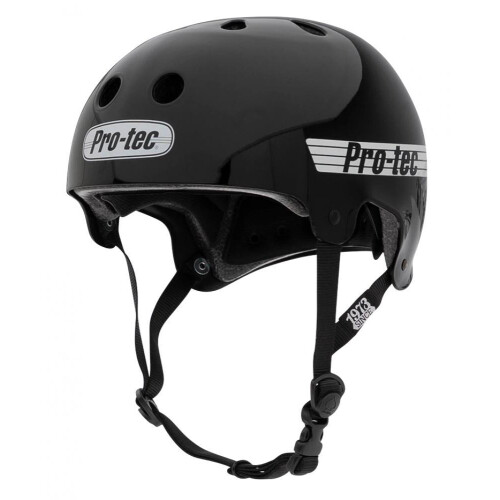 Old School Cert Helmet Gloss Black S