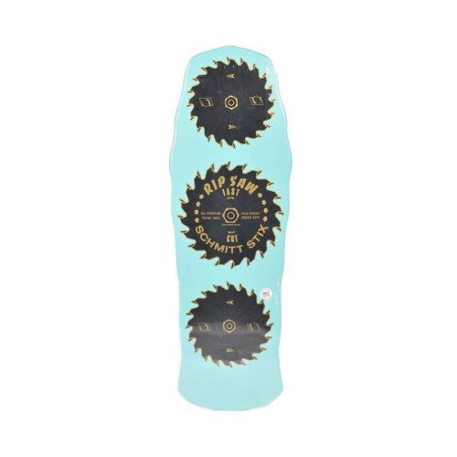 "Ripsaw" Turquoise Deck 10