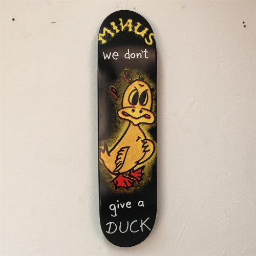 "We dont give a Duck" Deck Black 7,875