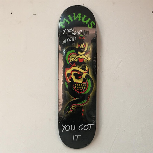 "If You Want Blood" Deck Black 7,875