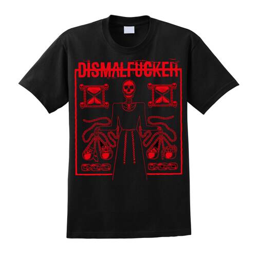DISMALFUCKER Split T-Shirt Black