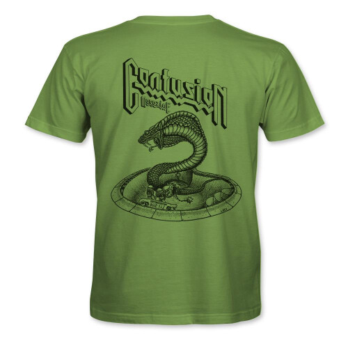 "Snake Pit"T-Shirt Green S