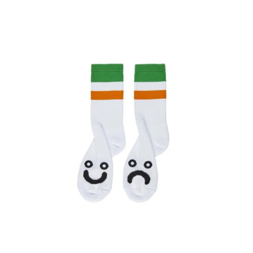 "Happy/Sad" Socks Stripes Irish