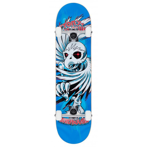 "Hawk Spiral" Complete Skateboard Blue 7,75