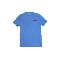 "Flat Earth" T-Shirt Blue