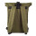 "Drips" Backpack Rolltop Olive Green