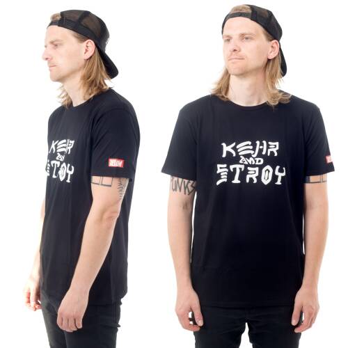 "Kehr And Stroy" T-Shirt Black