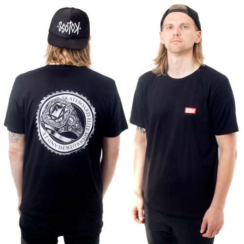 "Skateboard Elite" T-Shirt Black
