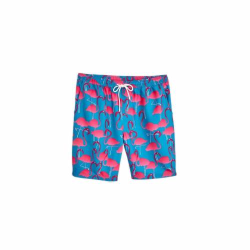 "Flamingo" Beach Shorts Turquoise