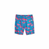 "Flamingo" Beach Shorts Turquoise