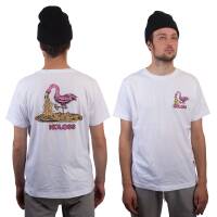 "Kotze Flamingo" T-Shirt White XXL
