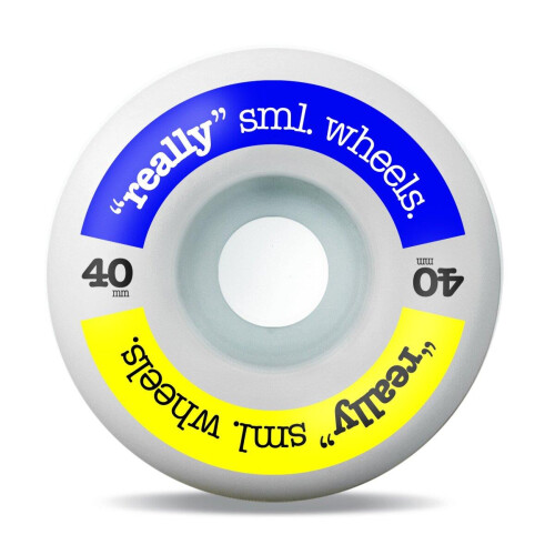 "Really SML" Wheels White 99A 40mm