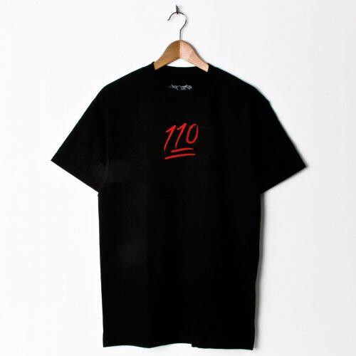 "110" T-Shirt Black L