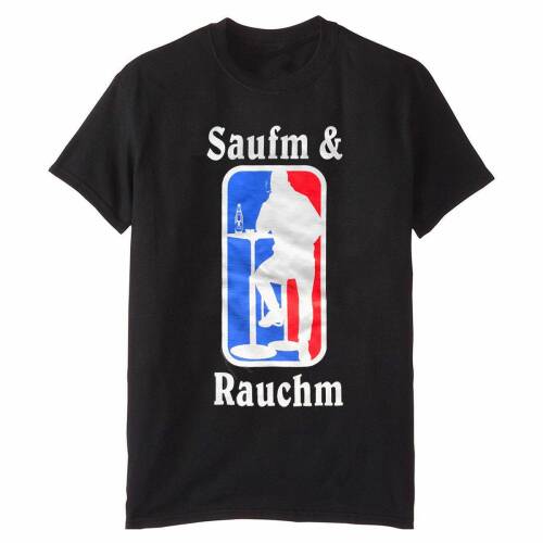Thekensport: Saufm & Rauchm T-Shirt Black