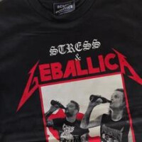 "Stress & Geballica: Sauf Em All" T-Shirt Black