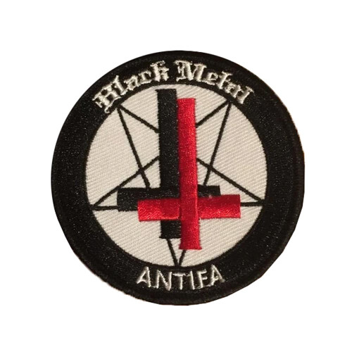 "Black Metal Antifa" gestickter Aufnäher