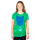 "Python" Girl Shirt Green Blue S