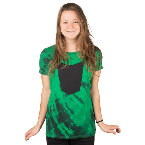 "Python" Girl Shirt Green Black L