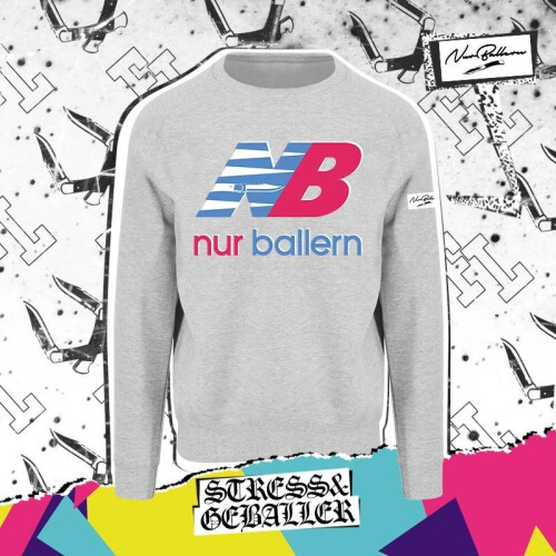 "Nur Ballern" Sweater Grey M