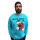 "Black Crust" Sweater Turquoise