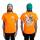 "Skelly Cracker" T-Shirt Safety Orange L
