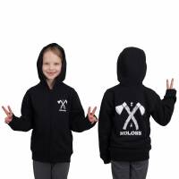 "Axt" Kids Zipper Black 4-6 Jahre / 104-116