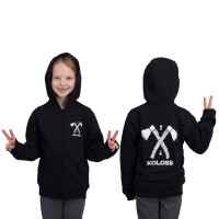 "Axt" Kids Zipper Black 8-10 Years / 128-140