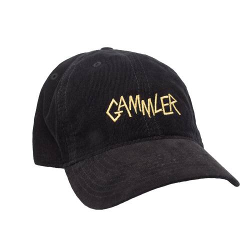 "Gammler" Cord Dad Cap Black