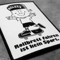 "Rollbrett" Embroidered Patch