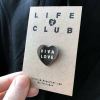 "Viva Love" Pin Silver