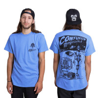 "Dystopia" T-Shirt Blue L