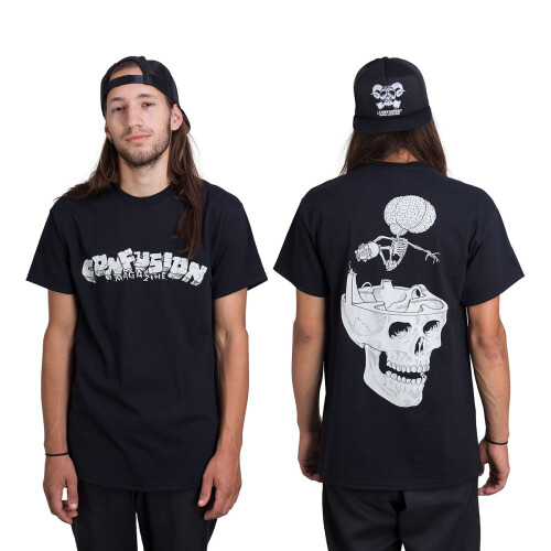 "Cranium" T-Shirt Black S