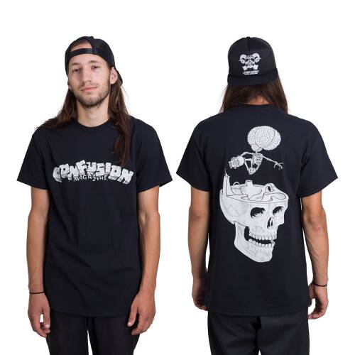 "Cranium" T-Shirt Black M