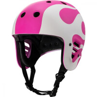 Full Cut Cert Helmet Gonz Flames Pink White